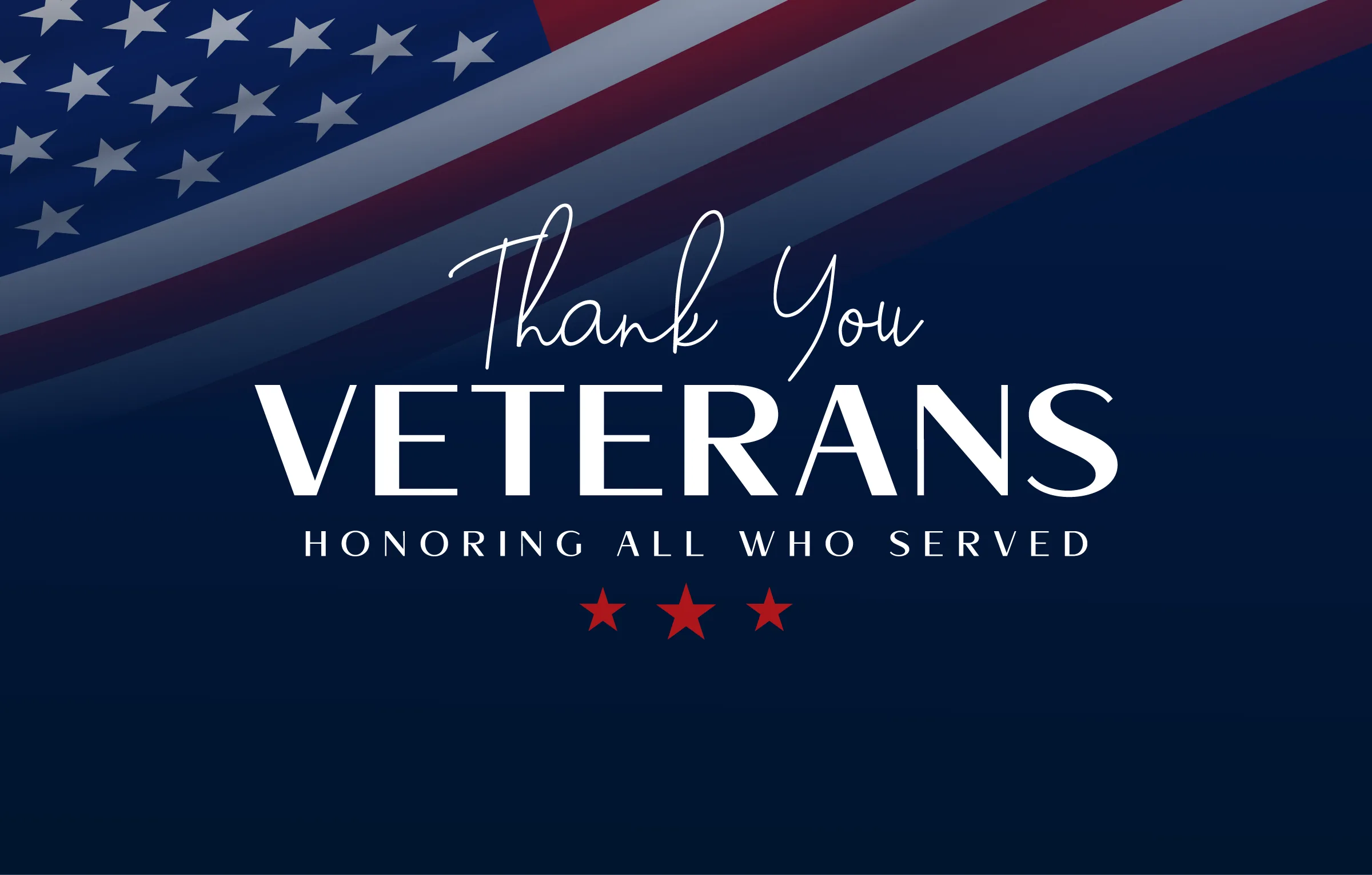 Thank you, veterans. Honoring all who served.